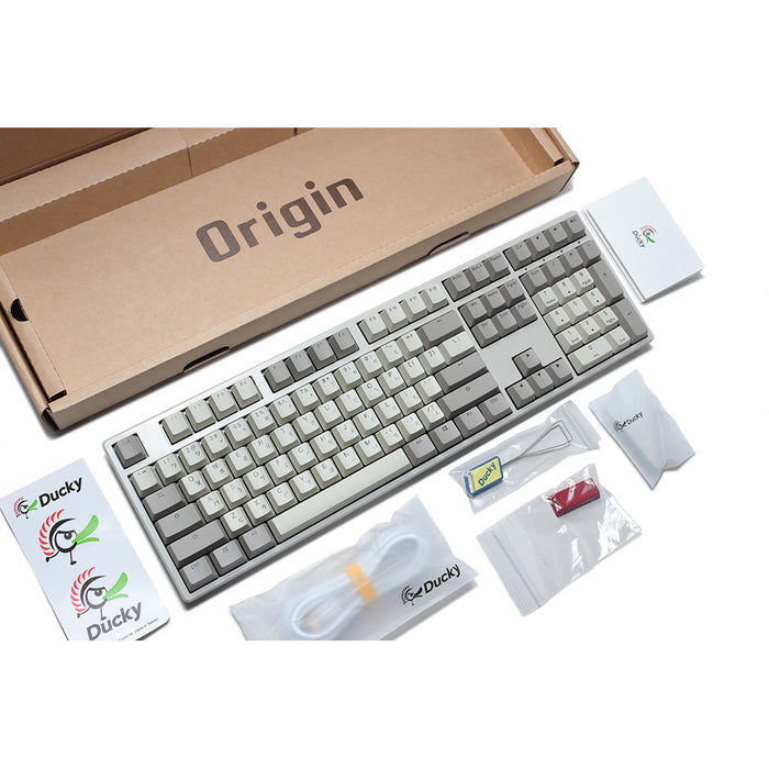 【新品上市】Ducky Origin 復古色100%機械鍵盤(含旋鈕)