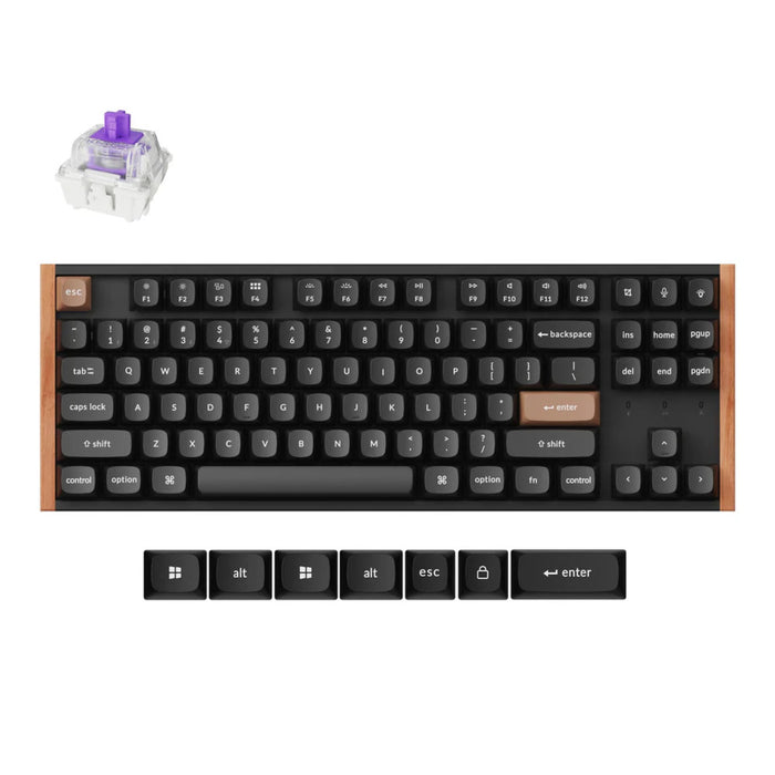 Keychron V6 Ultra 8K 三模機械鍵盤(含旋鈕) (注音版本) Keychron
