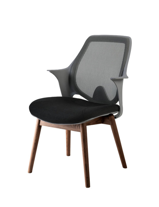 【新品上市】4+ 舒樂活 - CO Chair 胡桃木腳 人體工學椅 - Fin Shop
