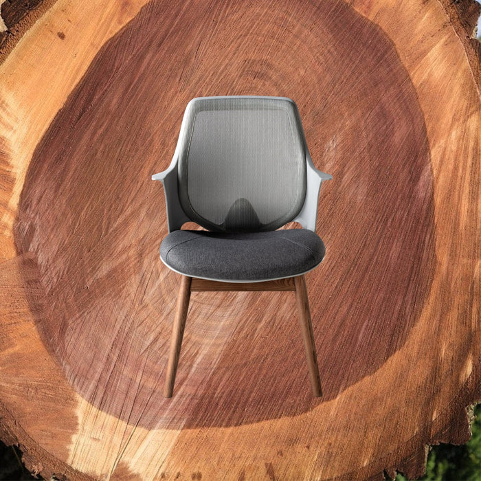 【新品上市】4+ 舒樂活 - CO Chair 胡桃木腳 人體工學椅 - Fin Shop