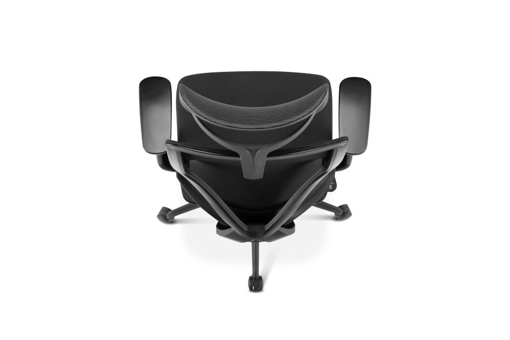 【新品上市】4+ 舒樂活 - XChair™ 黑框人體工學椅 - Fin Shop