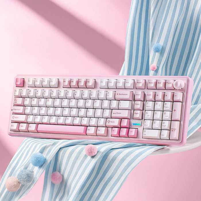 【新品上市】YUNZII B98 Pro 96% 三模機械鍵盤 含貓咪旋鈕 (注音版本)