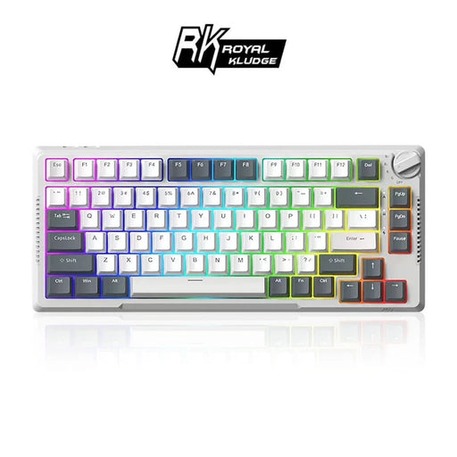 H81 75% 藍牙三模無線機械鍵盤 K黃軸 RGB｜中文 - Fin Shop Taiwan