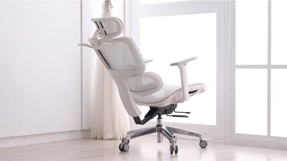 iRocks T07 人體工學辦公椅 特仕版 - 琥珀白 T07 Special Edition - White - Fin Shop Taiwan