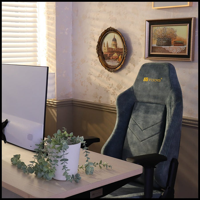 iRocks T28 Plus 貓抓布 布面電腦椅 - Fin Shop Taiwan