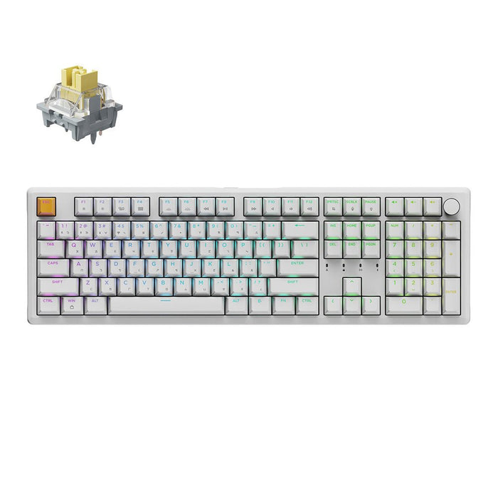 【新品上市】Keychron J5 100% 三模機械鍵盤(含旋鈕)(注音版本) - Fin Shop