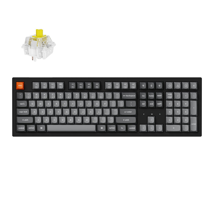 Keychron - K10 Max 全尺寸 三模機械鍵盤 RGB Mac/Win 熱插拔 注音版本 - Fin Shop Taiwan