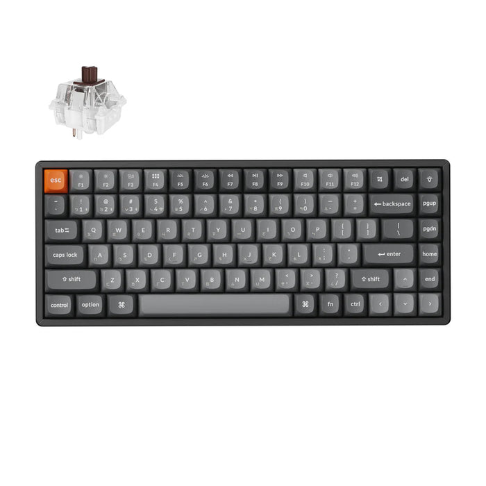 Keychron - K2 Max 75% 三模機械鍵盤 鋁框 RGB Mac/Win 熱插拔 注音版本 - Fin Shop Taiwan