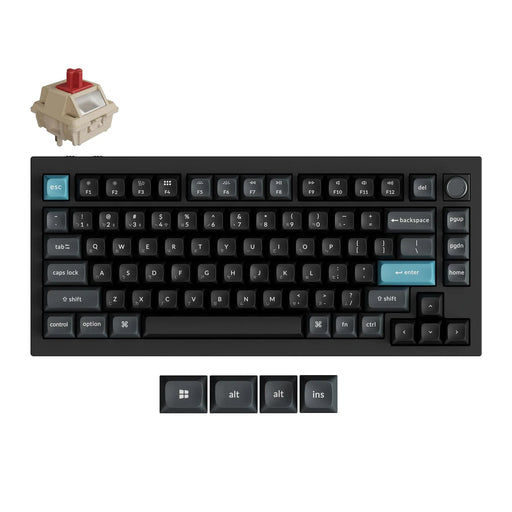 【新品上市】Keychron Q1 Ultra 8K 三模鋁製機械鍵盤(含旋鈕) (注音版本)(共兩色) - Fin Shop