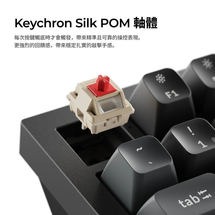 【新品上市】Keychron Q6 Ultra 8K 三模鋁製機械鍵盤(含旋鈕) (注音版本)(共兩色) - Fin Shop