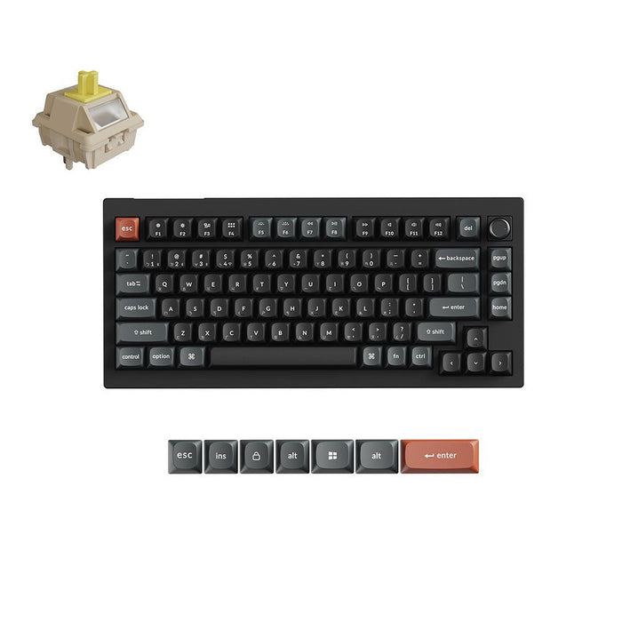 【新品上市】Keychron V1 Ultra 8K 三模機械鍵盤(含旋鈕) (注音版本) - Fin Shop