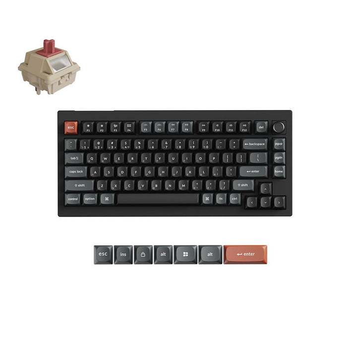 【新品上市】Keychron V1 Ultra 8K 三模機械鍵盤(含旋鈕) (注音版本) - Fin Shop