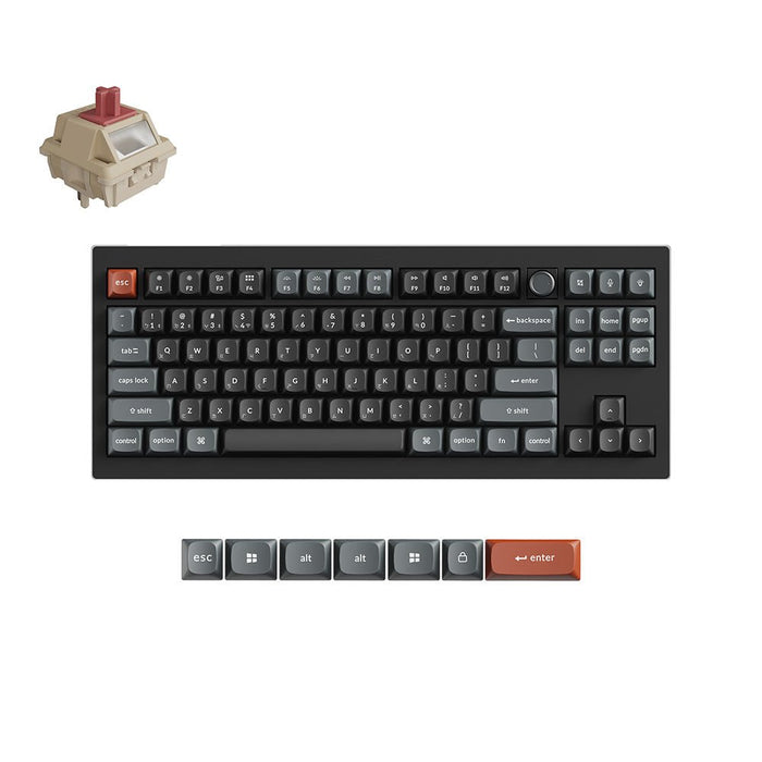 【新品上市】Keychron V3 Ultra 8K 三模機械鍵盤(含旋鈕) (注音版本) - Fin Shop