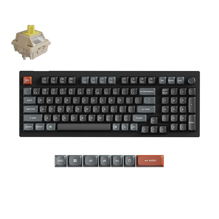 【新品上市】Keychron V5 Ultra 8K 三模機械鍵盤(含旋鈕) (注音版本) - Fin Shop