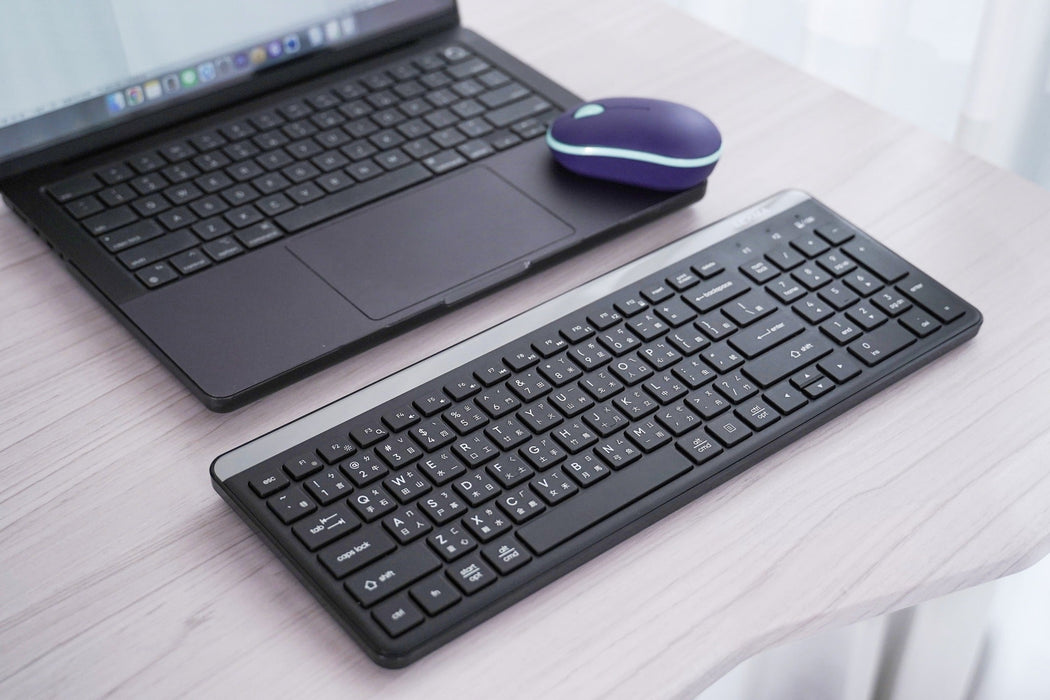 LK7100B 無線跨平台藍牙靜音鍵盤 - Fin Shop