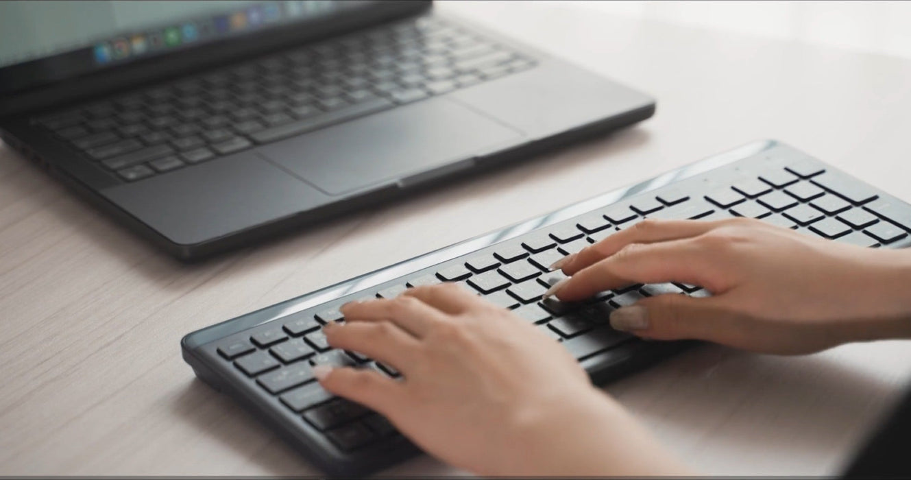 LK7100B 無線跨平台藍牙靜音鍵盤 - Fin Shop