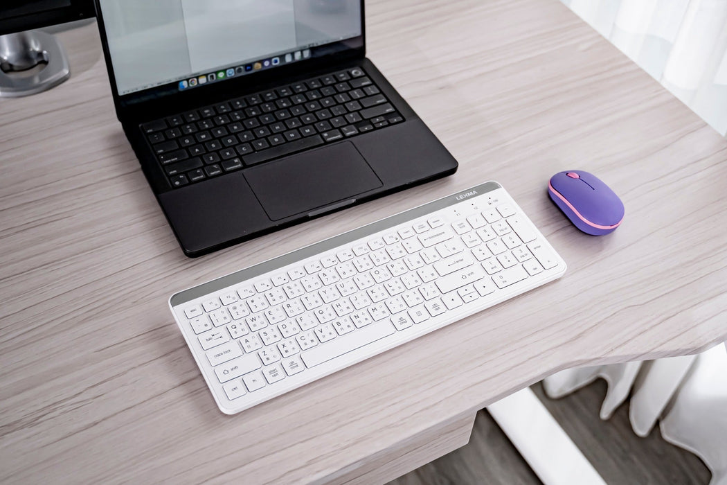 LK7100B 無線跨平台藍牙靜音鍵盤 - Fin Shop