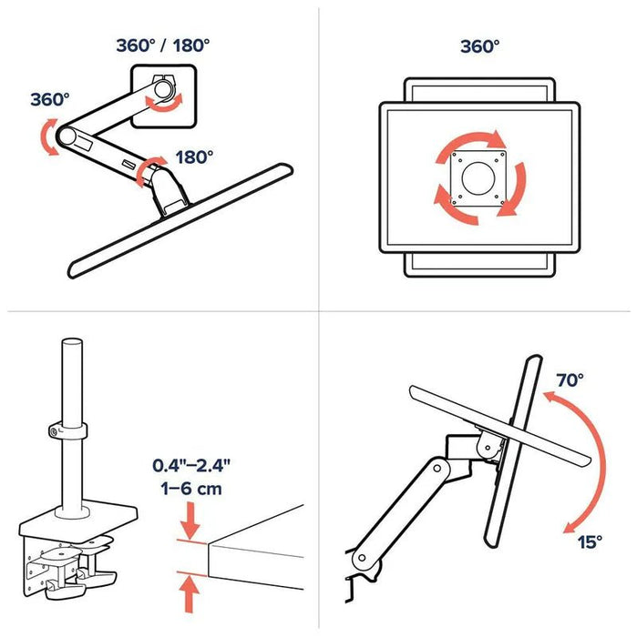 LX pro 上下式雙螢幕支架 - Fin Shop Taiwan