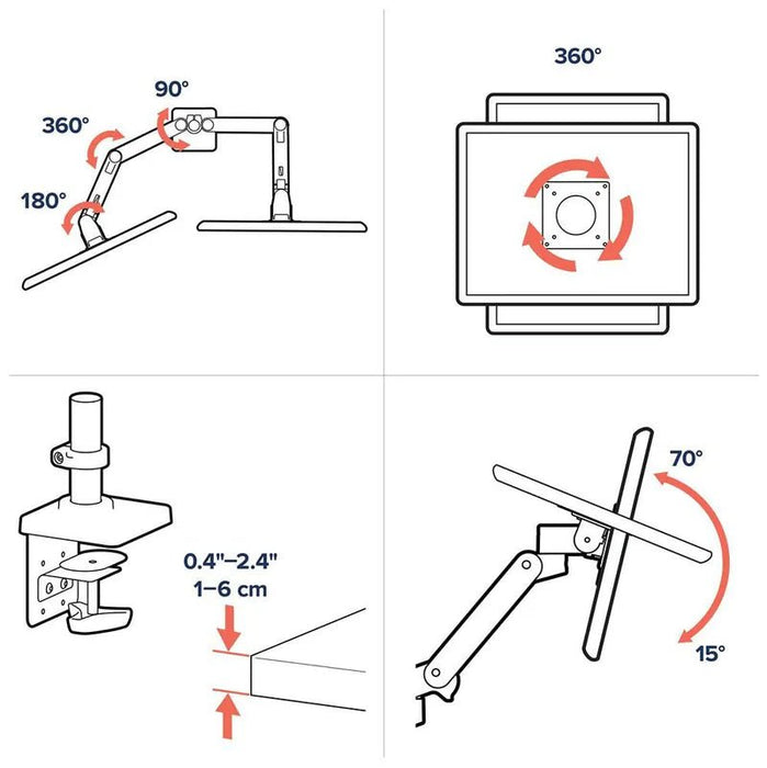 LX pro 並列式雙螢幕支架 - Fin Shop Taiwan