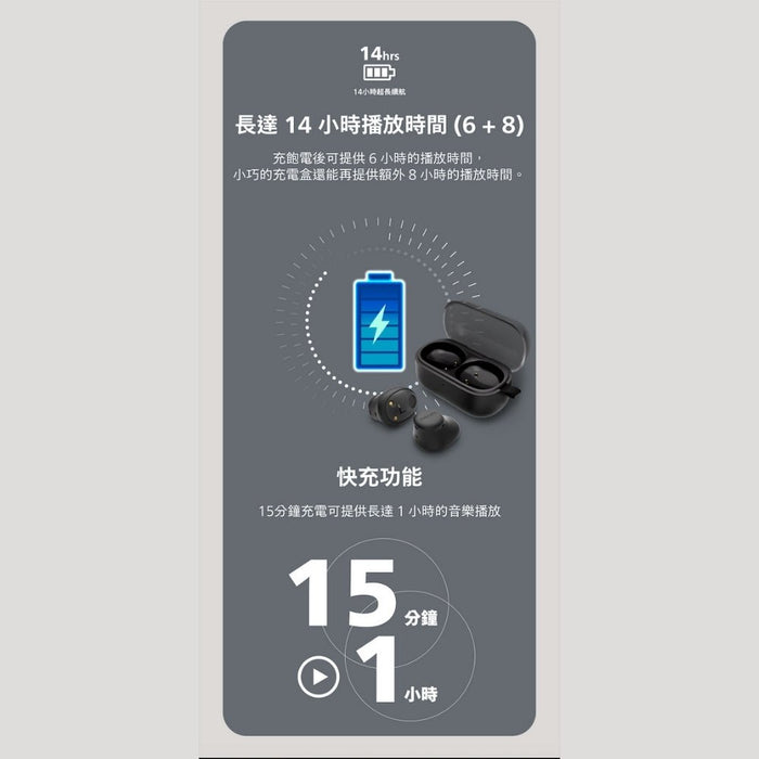 PHILIPS - 睡眠舒適型AI通話降噪藍牙耳機 - TAT2149 - Fin Shop Taiwan