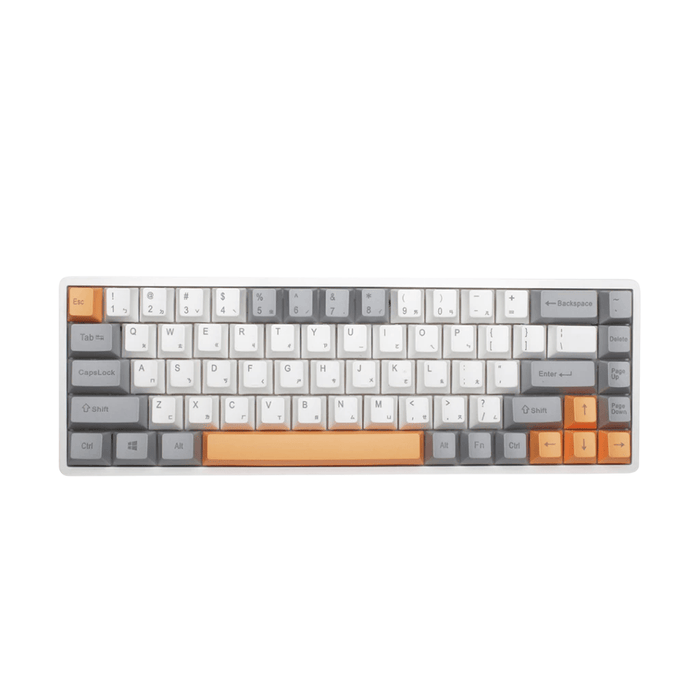RK68 PRO 65% 藍牙三模無線機械鍵盤 紅軸 冰藍光 灰橙 - Fin Shop Taiwan