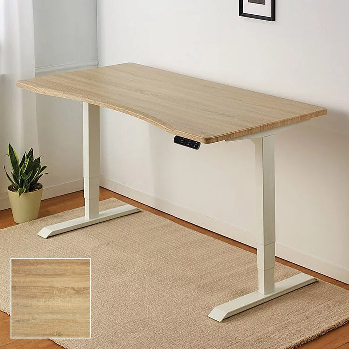 智慧型電動三節式升降桌-150 x 80 cm