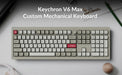 V6 Max 全尺寸 三模機械鍵盤(含旋鈕) RGB Mac/Win 熱插拔 注音版本 - Fin Shop