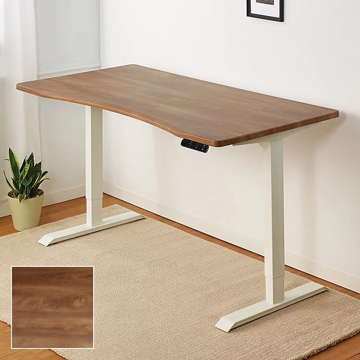 智慧型電動二節式升降桌-150 x 80 cm