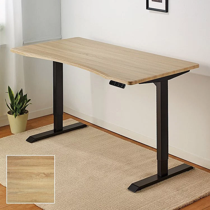 智慧型電動二節式升降桌-120 x 80 cm