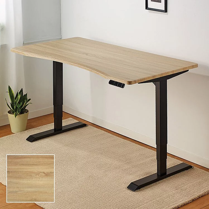 智慧型電動三節式升降桌-150 x 80 cm