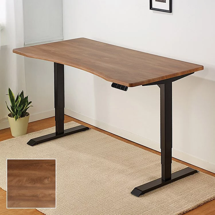 智慧型電動三節式升降桌-150 x 80 cm