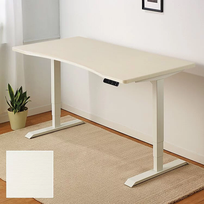 智慧型電動三節式升降桌-150 x 80 cm