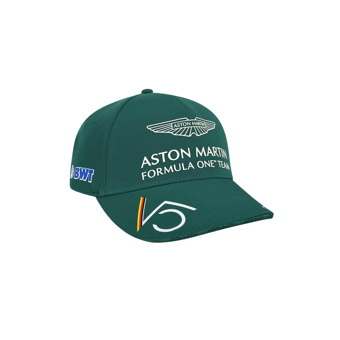 Aston Martin F1 Cognizant F1 2022 Official Driver Sebastian Vettel Cap - Green - Tesoro Taiwan