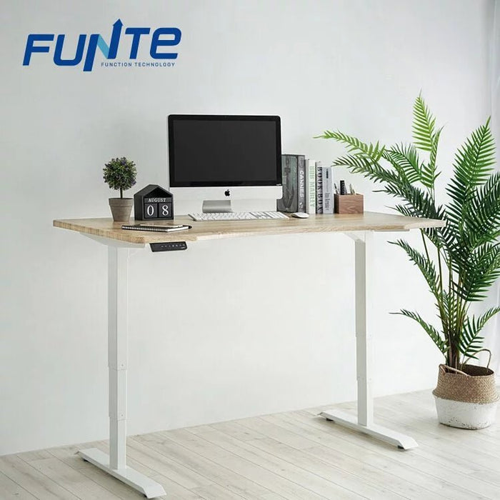 Funte-智慧型電動三節式升降桌-150 x 60 cm 四方型 - Fin Shop Taiwan
