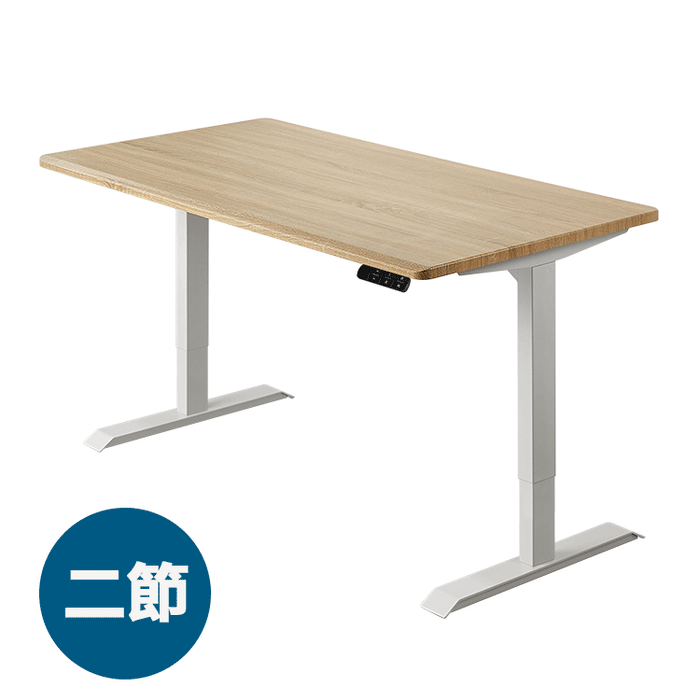 Funte-智慧型電動二節式升降桌-150 x 60 cm 四方型 - Fin Shop Taiwan