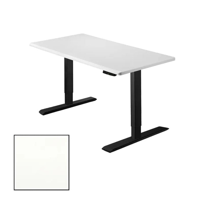 Funte-Mini+ 雙柱電動升降桌-100 x 60cm 四方型 - Fin Shop Taiwan