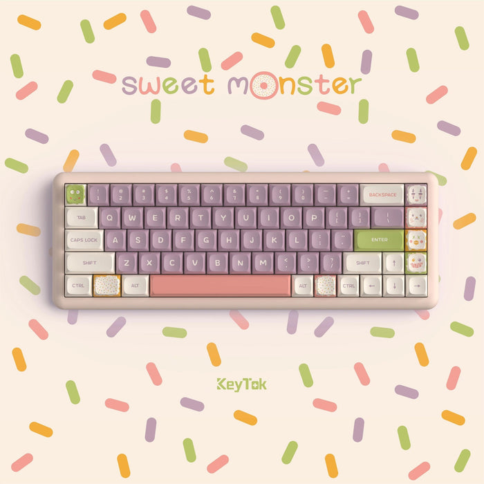 【預購】Keytok-Sweet Monster甜甜怪 162鍵帽組 - Fin Shop Taiwan