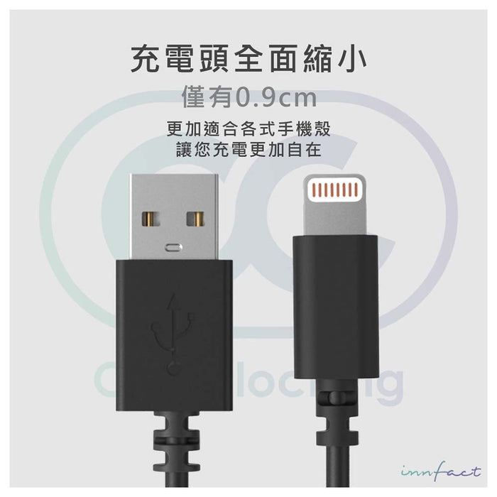OC USB-A to Lightning 高速傳輸充電線 (長度: 20cm/50cm/100cm/200cm) - Tesoro Taiwan