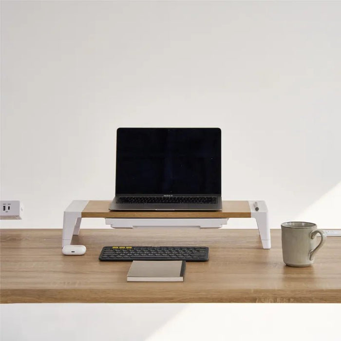 白樺木桌上型螢幕收納架 - Fin Shop Taiwan