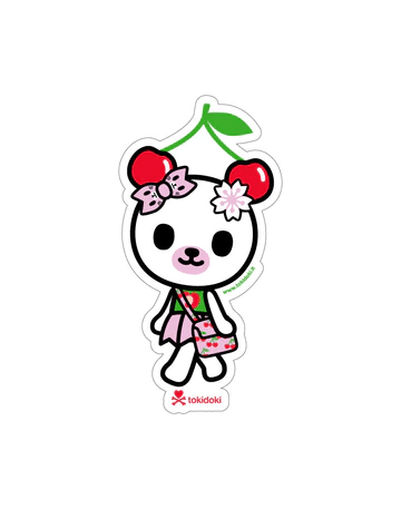 Tokidoki-Beary Cherry 貼紙 - Fin Shop Taiwan