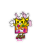 Tokidoki-Colorful Sneaky Snacker 貼紙 - Fin Shop Taiwan