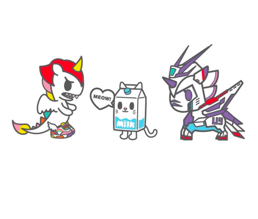 Tokidoki-Enamel 胸針套裝 - Fin Shop Taiwan