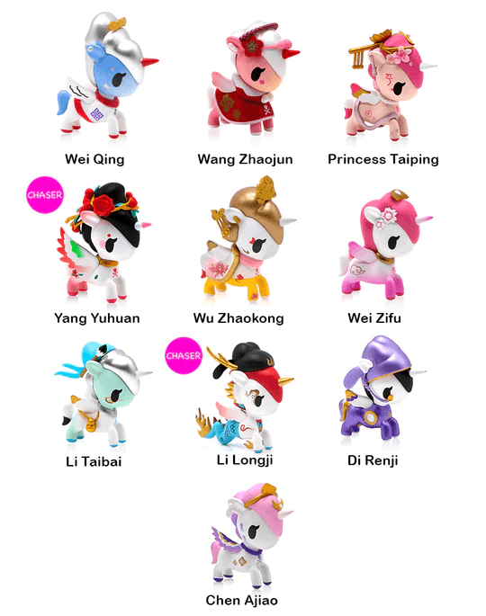 Tokidoki-Han and Tang Dynasties Unicorno 盲盒 - Fin Shop Taiwan