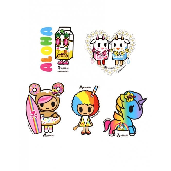 Tokidoki-Hawaii Collection 貼紙組 - Fin Shop Taiwan