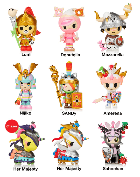 Tokidoki-Kawaii Princess Warriors 盲盒 - Fin Shop Taiwan