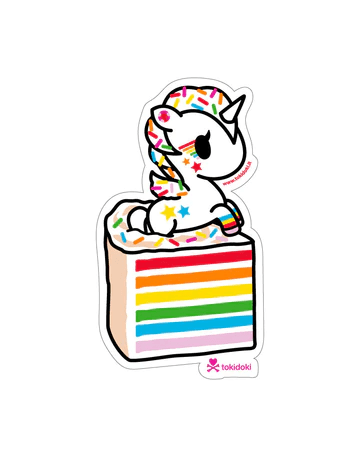 Tokidoki-Rainbow Delight 貼紙 - Fin Shop Taiwan