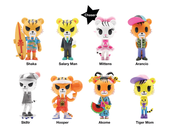 Tokidoki-Tiger Nation 盲盒 - Fin Shop Taiwan