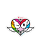 Tokidoki-Unicorno Love 貼紙 - Fin Shop Taiwan