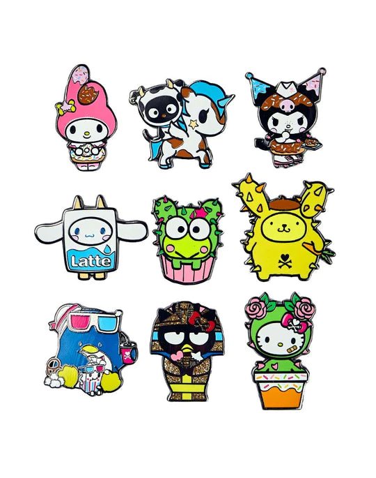Tokidoki x Hello Kitty and Friends Series 2 胸針盲盒 - Fin Shop Taiwan